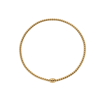 Flex'it EKA 18K Yellow Gold 3.9mm Necklace with Ornamental Clasp-FOPE-Renee Taylor Gallery
