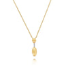 "ÉLITE" Gold & Diamonds Small Pendant - CS10-589-Nanis-Renee Taylor Gallery