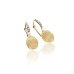 "CILIEGINE" Gold Ball Drop Earrings w/ Diamond Details (SMALL) - OS17-583-Nanis-Renee Taylor Gallery