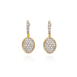 "Ciligine" Gold And Diamonds Ball Drop Earrings (Small) - OS25-583-Nanis-Renee Taylor Gallery