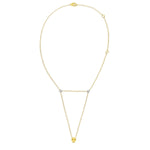 "Luce" 3 in 1 Gold and Diamonds Convertible Necklace - CS8-583-Nanis-Renee Taylor Gallery