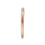 14K Rose Gold Open Diamond Tipped Stackable Ring - LR51177K45JJ-Gabriel & Co.-Renee Taylor Gallery