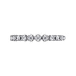 14K White Gold Single Prong Diamond Band - LR51698W45JJ-Gabriel & Co.-Renee Taylor Gallery
