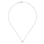 14K White Gold Diamond Heart Pendant Necklace - NK7496W45JJ-Gabriel & Co.-Renee Taylor Gallery