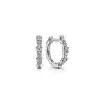 14K White Gold Diamond Huggie Earrings - EG14523W45JJ-Gabriel & Co.-Renee Taylor Gallery