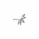 14K White Gold Diamond Illusion RD Marquise Ear Climber Stud Earrings Lusso Collection - EG15728W45JJ-Gabriel & Co.-Renee Taylor Gallery