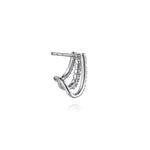 14K White Gold Diamond Stacked J Hoop Earrings - EG15555W45JJ-Gabriel & Co.-Renee Taylor Gallery
