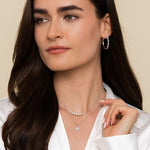 14K White Gold Diamond Starburst Pendant Necklace - NK4847W45JJ-Gabriel & Co.-Renee Taylor Gallery