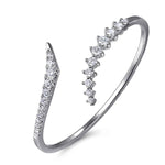 14K White Gold Graduating Diamond Bypass Bangle Bracelet – BG5110-62W45JJ-Gabriel & Co.-Renee Taylor Gallery