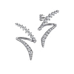 14K White Gold Graduating Diamond Bypass Stud Earrings - EG15367W45JJ-Gabriel & Co.-Renee Taylor Gallery