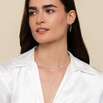 14K White Gold Layered Curved Bar and Diamond Drop Y Necklace - NK5806W45JJ-Gabriel & Co.-Renee Taylor Gallery