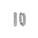 14K White Gold Pave Diamond Classic Oval Hoop Earrings - EG15328W45JJ-Gabriel & Co.-Renee Taylor Gallery