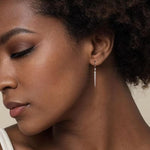 14K White Gold Peek A Boo Spike Diamond Earrings - EG12457W45JJ-Gabriel & Co.-Renee Taylor Gallery