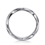 925 Sterling Silver Men's Twisted Ring - MR20148SVJJJ-Gabriel & Co.-Renee Taylor Gallery
