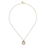 14K White & Yellow Gold Bujukan Diamond Pendant Necklace - NK7820M45JJ-Gabriel & Co.-Renee Taylor Gallery