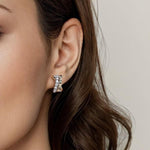 14K White & Yellow Gold Diamond Criss Cross Huggie Earrings - EG15355M45JJ-Gabriel & Co.-Renee Taylor Gallery