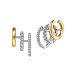 14K Gold Multi Row Diamond Earrings – EG15579M45JJ-Gabriel & Co.-Renee Taylor Gallery