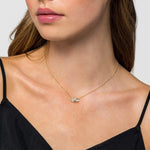 14K White&Yellow Gold Diamond Pear RD And Round Pendant Necklace Contemporary Collection - NK8279M45JJ-Gabriel & Co.-Renee Taylor Gallery