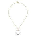 14K Gold Diamond Beaded Drop Necklace – NK7519M45JJ-Gabriel & Co.-Renee Taylor Gallery