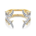 14K White and Yellow Gold Diamond Ring Enhancer - AN12542S-M44JJ-Gabriel & Co.-Renee Taylor Gallery