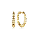 14K Yellow Gold 20mm Bujukan Classic Hoop Earrings - EG13975Y4JJJ-Gabriel & Co.-Renee Taylor Gallery