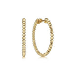 14K Yellow Gold 50mm Bujukan Classic Hoop Earrings - EG13931Y4JJJ-Gabriel & Co.-Renee Taylor Gallery