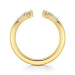 14K Yellow Gold Baguette and Round Open Diamond Anniversary Band Contemporary Collection (Devoted) - AN16811Y44JJ-Gabriel & Co.-Renee Taylor Gallery