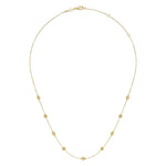 14K Yellow Gold Beaded Station Necklace – NK6903Y4JJJ-Gabriel & Co.-Renee Taylor Gallery