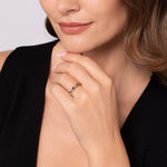 14K Yellow Gold Blue Sapphire Geometric Stackable Ring - LR52877Y4JSA-Gabriel & Co.-Renee Taylor Gallery