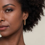14K Yellow Gold Bujukan Beads Classic 30mm Hoop Earrings - EG15132Y4JJJ-Gabriel & Co.-Renee Taylor Gallery