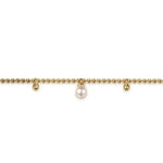 14K Yellow Gold Bujukan Beads and Pearl Droplet Bracelet - TB5016Y4JPL-Gabriel & Co.-Renee Taylor Gallery