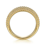 14K Yellow Gold Bujukan Fashion Ring - LR52705Y4JJJ-Gabriel & Co.-Renee Taylor Gallery