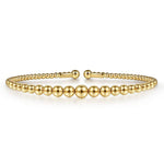 14K Yellow Gold Bujukan Open Bangle - BG4584-Y-Gabriel & Co.-Renee Taylor Gallery