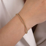 14K Yellow Gold Cuff Bangle Bracelet - BG4107-Y-Gabriel & Co.-Renee Taylor Gallery