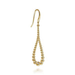 14K Yellow Gold Bujukan Teardrop Earrings - EG15196Y4JJJ-Gabriel & Co.-Renee Taylor Gallery