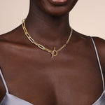 14K Yellow Gold Chain Necklace with Bujukan Toggle - NK7193Y4JJJ-Gabriel & Co.-Renee Taylor Gallery
