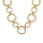 14K Yellow Gold Circle Link Chain Necklace – NK7291-18Y4JJJ-Gabriel & Co.-Renee Taylor Gallery