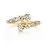 14K Yellow Gold Diamond Bypass Ring - LR52422Y45JJ-Gabriel & Co.-Renee Taylor Gallery