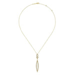 14K Yellow Gold Diamond Lariat Necklace - NK6652Y45JJ-Gabriel & Co.-Renee Taylor Gallery