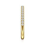14K Yellow Gold Diamond Diamond Matching Wedding Band - WB16566R6Y44JJ-Gabriel & Co.-Renee Taylor Gallery