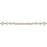 14K Yellow Gold Diamond Tennis Bracelet - TB4427Y45JJ-Gabriel & Co.-Renee Taylor Gallery