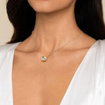 14K Yellow Gold Geometric Baguette and Round Diamond Pendant Necklace - NK7278Y44JJ-Gabriel & Co.-Renee Taylor Gallery