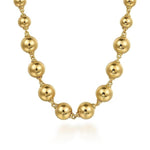 14K Yellow Gold Graduated Bujukan Bead 16" Necklace - NK7526Y4JJJ-Gabriel & Co.-Renee Taylor Gallery