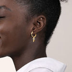 14K Yellow Gold Intricate Hoop Earrings - EG15072Y4JJJ-Gabriel & Co.-Renee Taylor Gallery