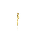 14K Yellow Gold Italian Horn Pendant - PTM6556Y4JJJ-Gabriel & Co.-Renee Taylor Gallery