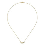 14K Yellow Gold Love Necklace - NK6479Y4JJJ-Gabriel & Co.-Renee Taylor Gallery