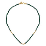 14K Yellow Gold Malachite Beads Necklace - NK7525Y4JMA-Gabriel & Co.-Renee Taylor Gallery