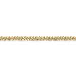 14K Yellow Gold Men's Wheat Chain Bracelet - TBM4807Y4JJJ-Gabriel & Co.-Renee Taylor Gallery