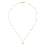 14K Yellow Gold Open Heart Pendant Necklace - NK6526Y4JJJ-Gabriel & Co.-Renee Taylor Gallery