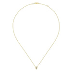 14K Yellow Gold Pavé Diamond Hamsa Pendant Necklace - NK3723Y45JJ-Gabriel & Co.-Renee Taylor Gallery